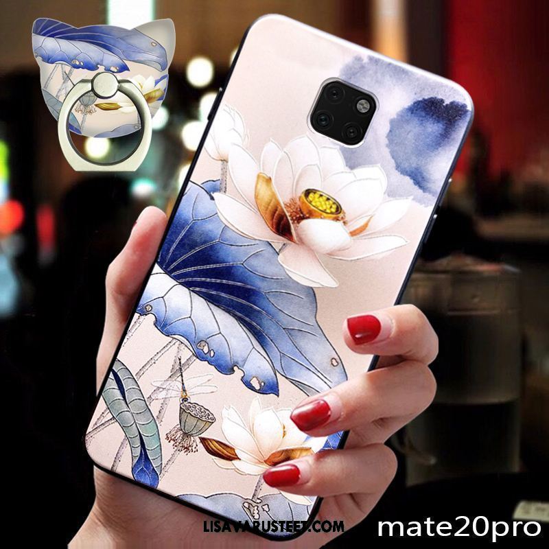 Huawei Mate 20 Pro Kuoret Ultra Pehmeä Neste Murtumaton Tide-brändi Sininen Halvat