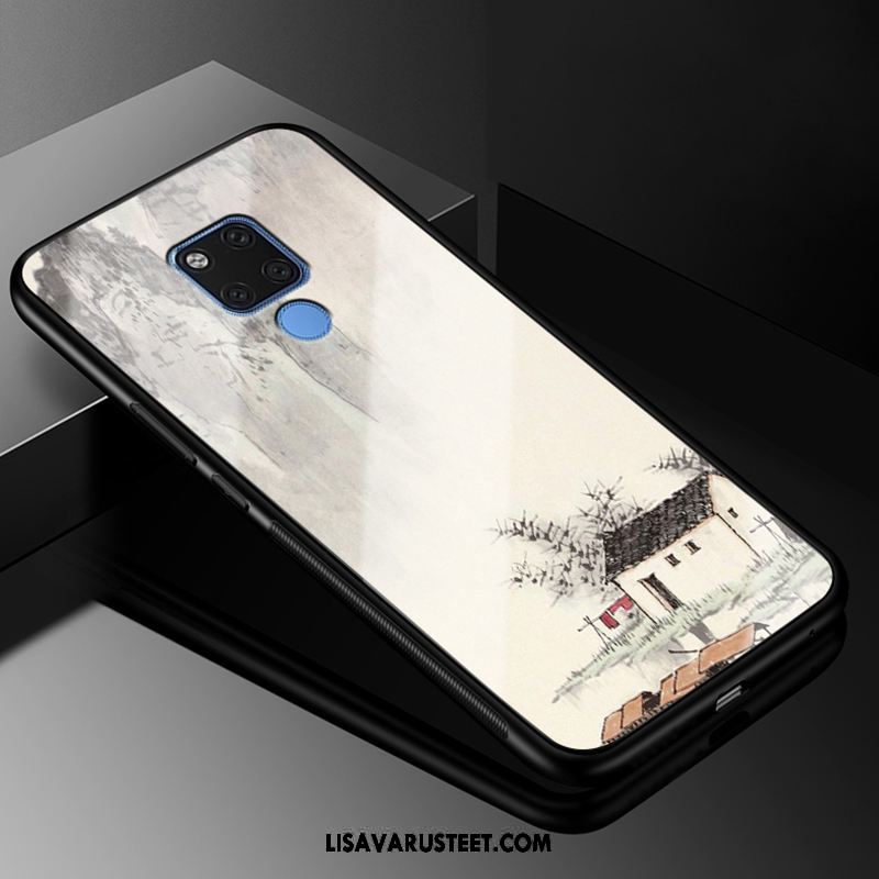 Huawei Mate 20 X Kuoret Valkoinen Pehmeä Neste Silikoni Kotelo Ihana Osta