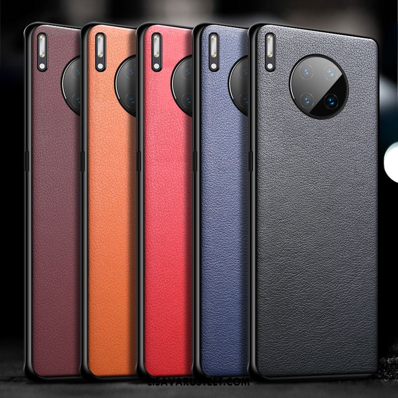 Huawei Mate 30 Pro Kuoret Näytönsuojus Puhelimen Aito Nahka Kotelo Ohut Verkossa