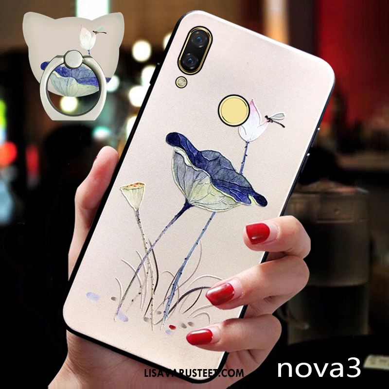 Huawei Nova 3 Kuoret Sininen Rengas Puhelimen Tuki Ohut Tarjous