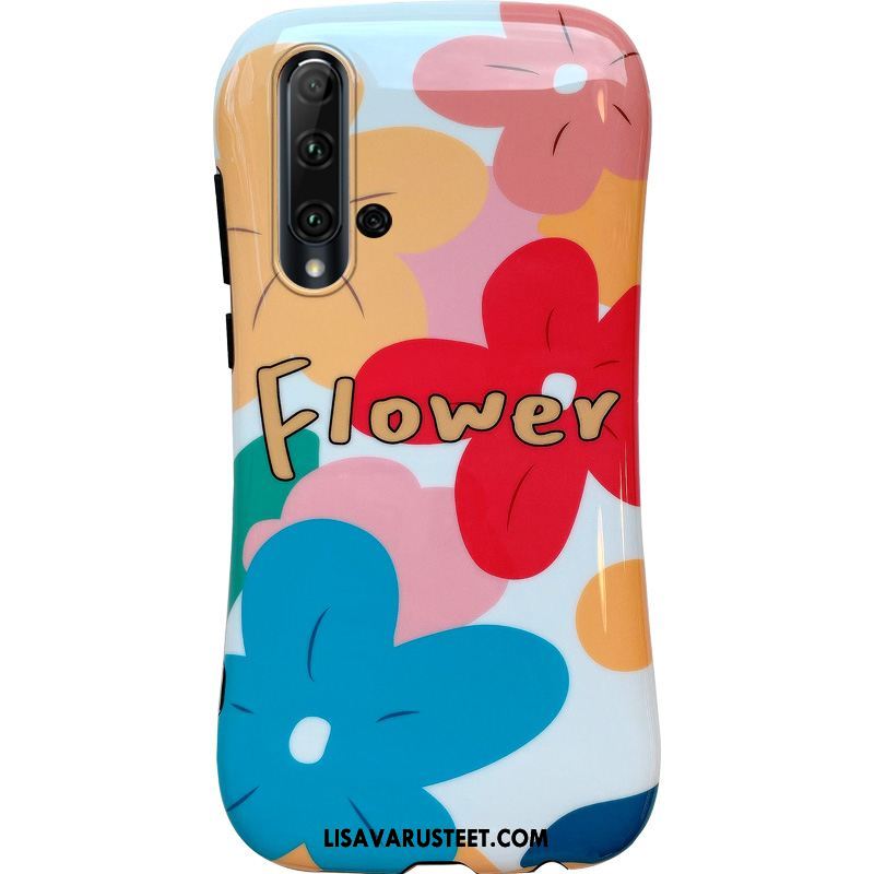 Huawei Nova 5t Kuoret Silikoni All Inclusive Net Red Punainen Monivärinen Kuori Alennus