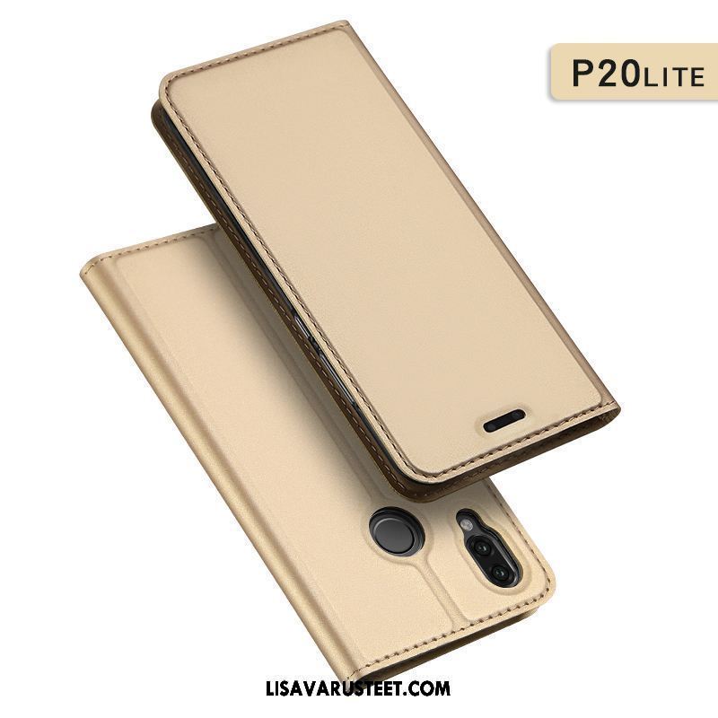 Huawei P20 Lite Kuoret Kuori Kortti Puhelimen Suojaus Kulta Alennus