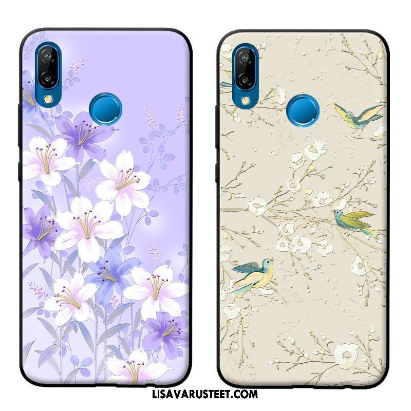 Huawei P20 Lite Kuoret Nuoret Kustannukset Lintu Suojaus Violetti Osta