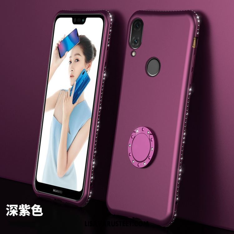 Huawei P20 Lite Kuoret Silikoni All Inclusive Kuori Violetti Puhelimen Halvat