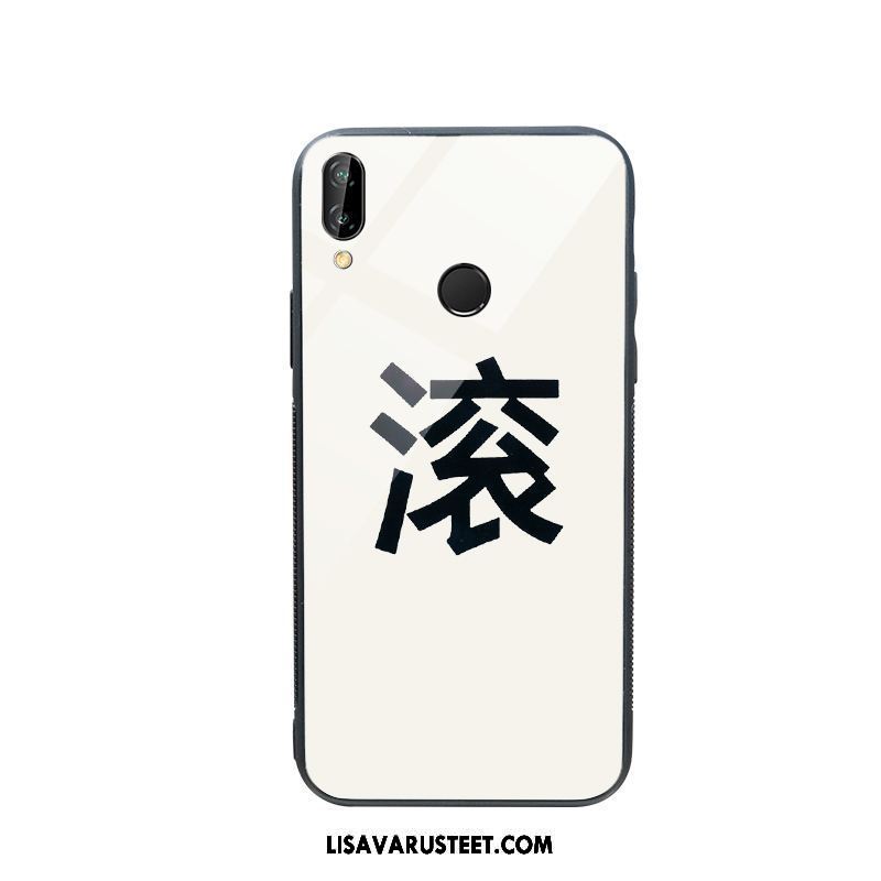 Huawei P20 Lite Kuoret Valkoinen Puhelimen Lasi Kotelo Kuori Osta