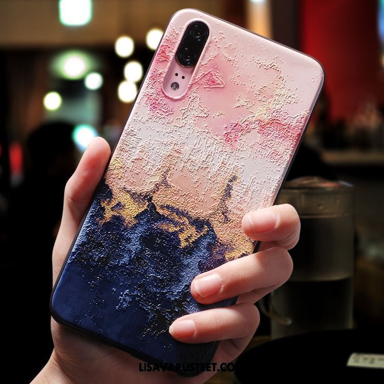 Huawei P20 Pro Kuoret Pehmeä Neste All Inclusive Trendi Suojaus Persoonallisuus Kuori Halvat