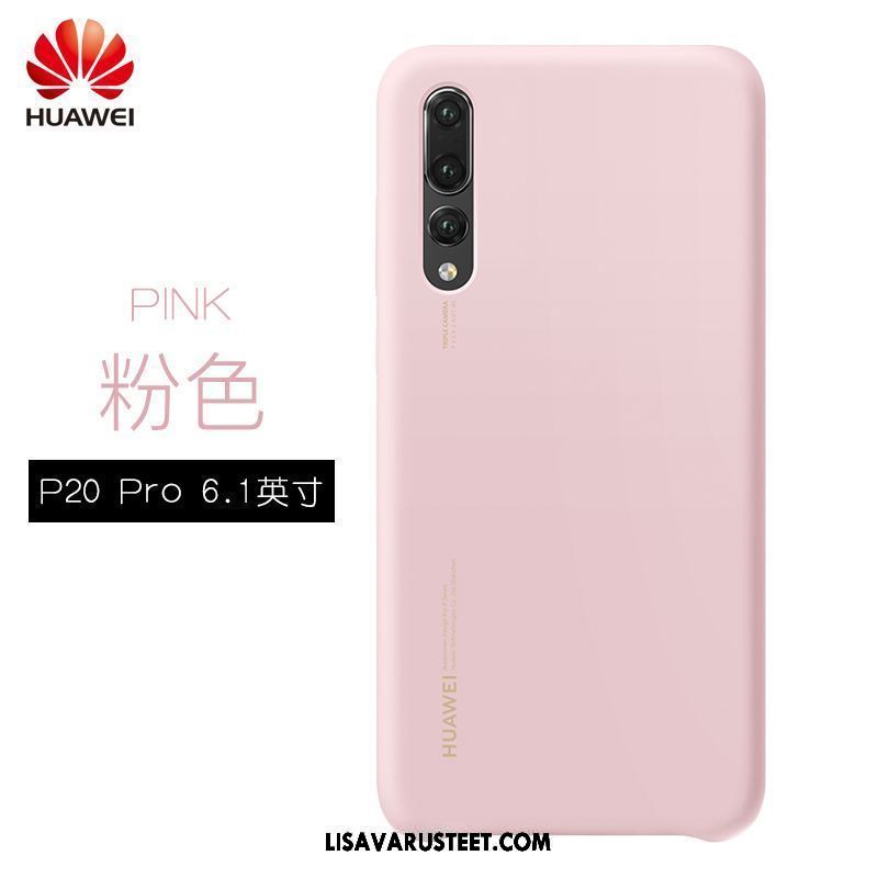 Huawei P20 Pro Kuoret Suojaus Tila Jauhe Pehmeä Neste Kuori Halvat