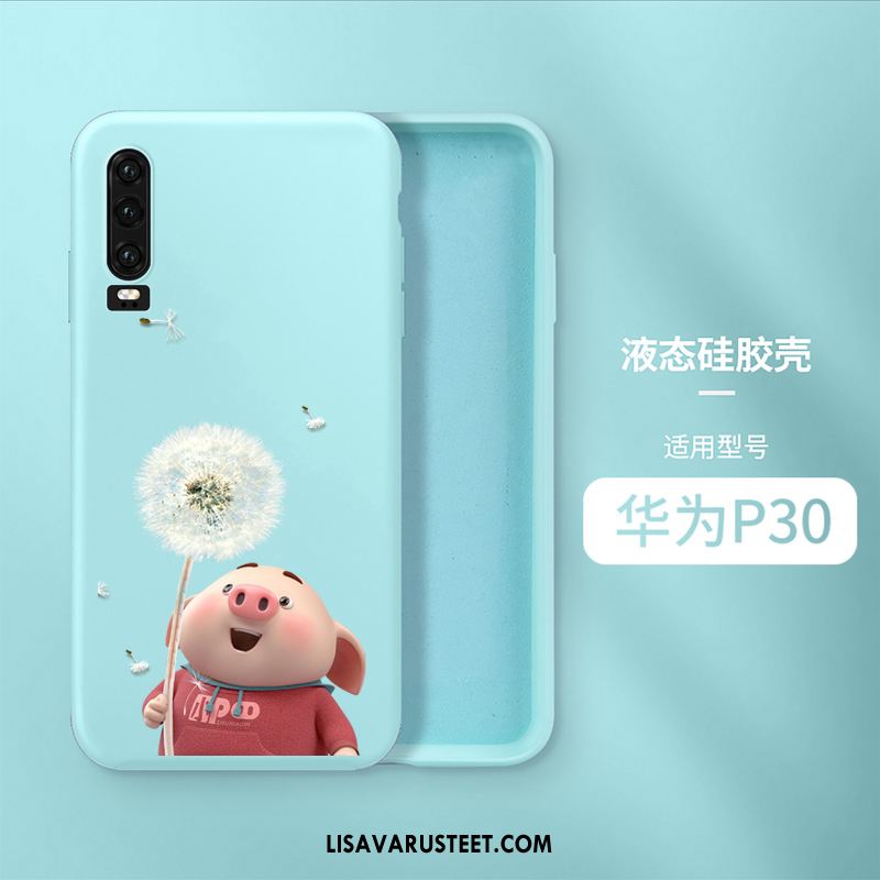 Huawei P30 Kuoret Ultra Murtumaton Pieni Pehmeä Neste Vihreä Halpa