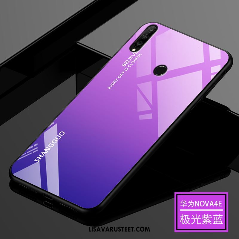 Huawei P30 Lite Kuoret Murtumaton Violetti Peili Rakastunut Kotelo Kuori Osta