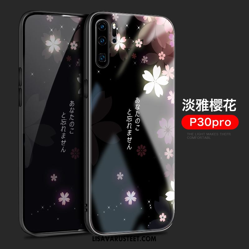 Huawei P30 Pro Kuoret Ohut Lasi Läpinäkyvä Tide-brändi Murtumaton Kuori Osta