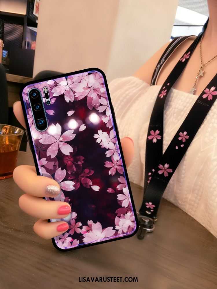 Huawei P30 Pro Kuoret Uusi Silikoni Violetti Tila Net Red Osta