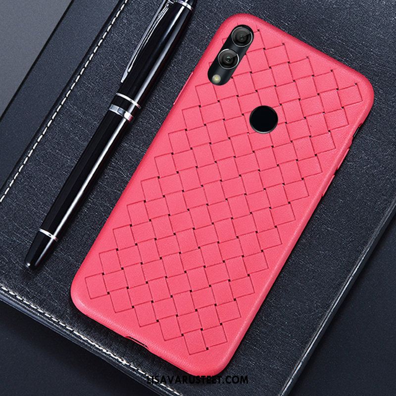 Huawei Y7 2019 Kuoret Puhelimen Pehmeä Neste Punainen All Inclusive Kuori Halpa