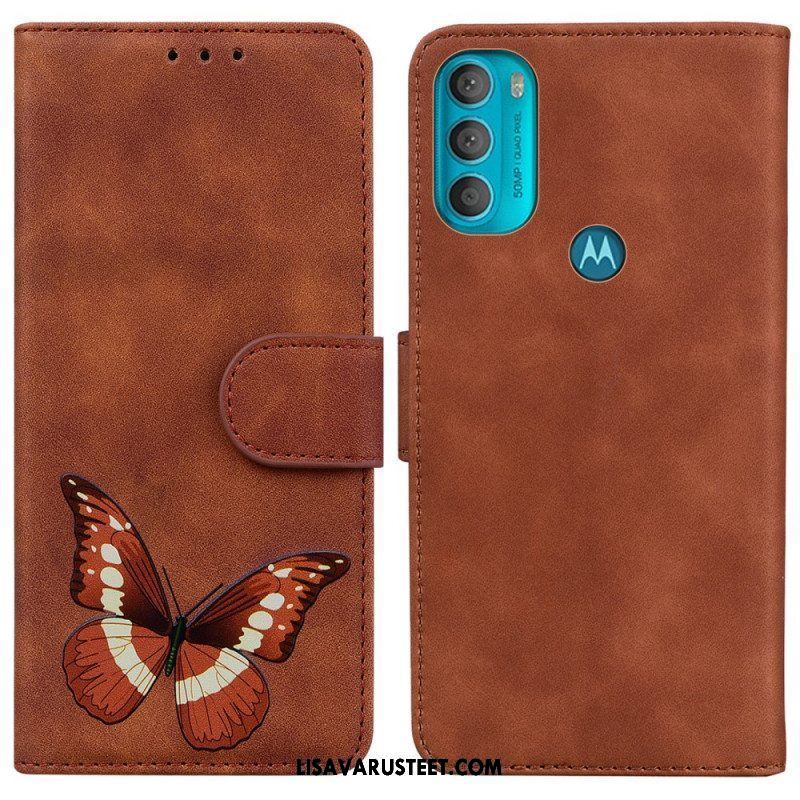 Kotelot Moto G71 5G Skin Touch Butterfly