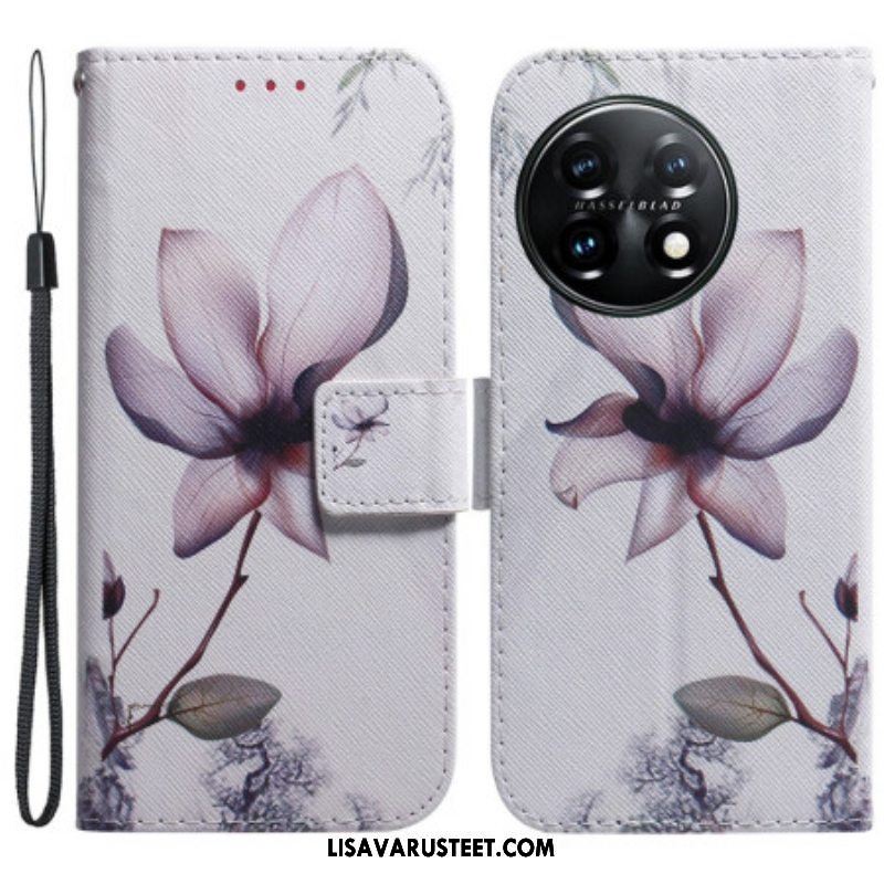 Kotelot OnePlus 11 5G Flower Dusty Pink