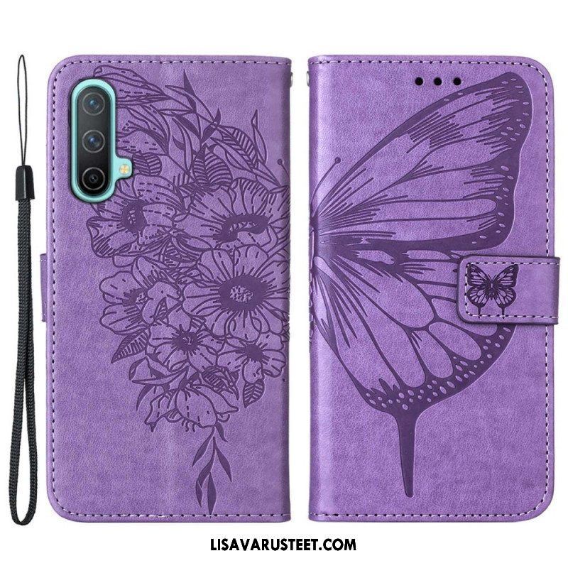 Kotelot OnePlus Nord CE 5G Butterfly Design