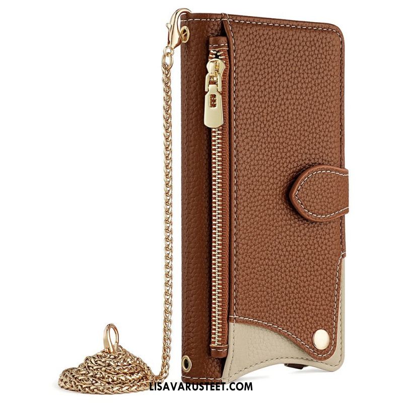 Kotelot Oneplus 15 Lompakko Ketjuolkahihnalla