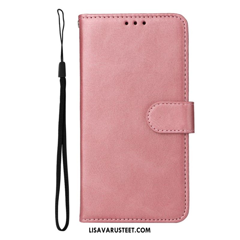 Kotelot Oneplus Nord 5 Puhelinkuoret Nahkaefekti Hihnalla