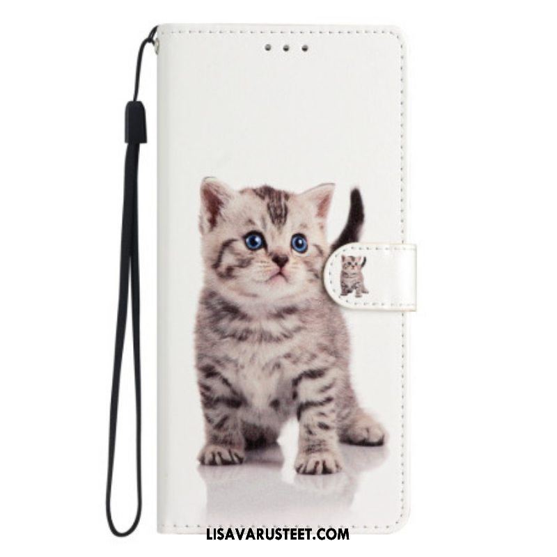 Kotelot Oppo Reno 8 Suojaketju Kuori Strappy Kitten