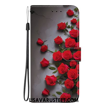 Kotelot Samsung Galaxy A17 4g / 5g Punaiset Ruusut