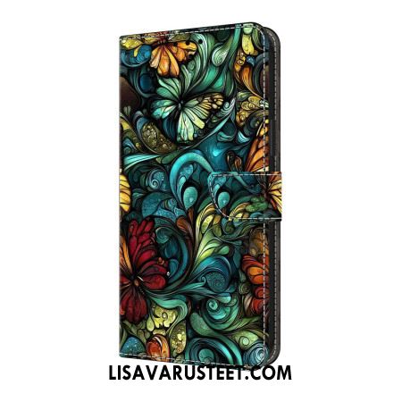 Kotelot Samsung Galaxy A17 4g / 5g Vesivärikukat Ja -kasvit Suojakuori