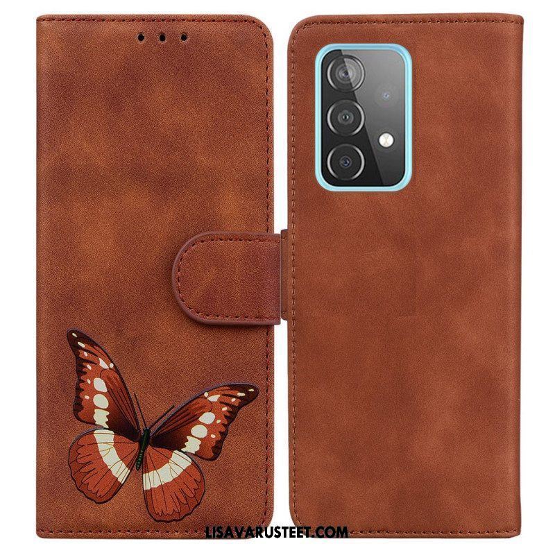 Kotelot Samsung Galaxy A52 4G / A52 5G / A52s 5G Skin Touch Butterfly