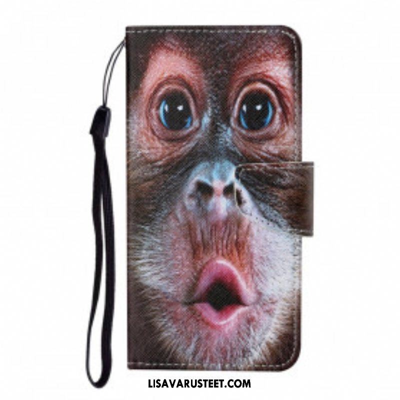 Kotelot Samsung Galaxy M12 / A12 Suojaketju Kuori Thong Monkey