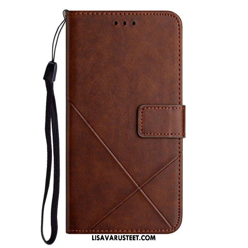 Kotelot Samsung Galaxy M12 / A12 X Design Geo Leather Style