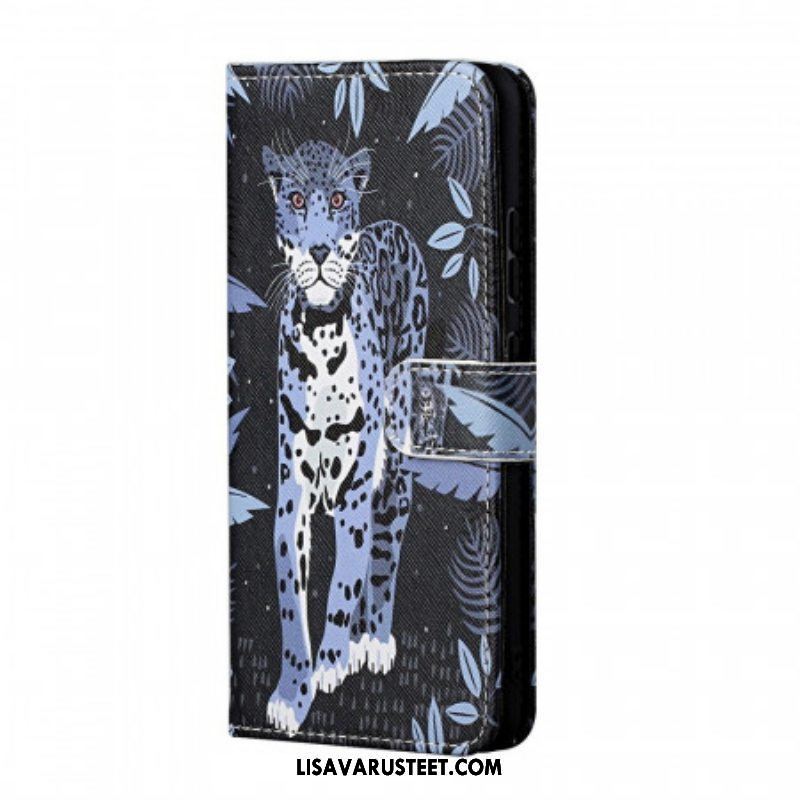 Kotelot Samsung Galaxy M23 5G Suojaketju Kuori Strappy Leopard