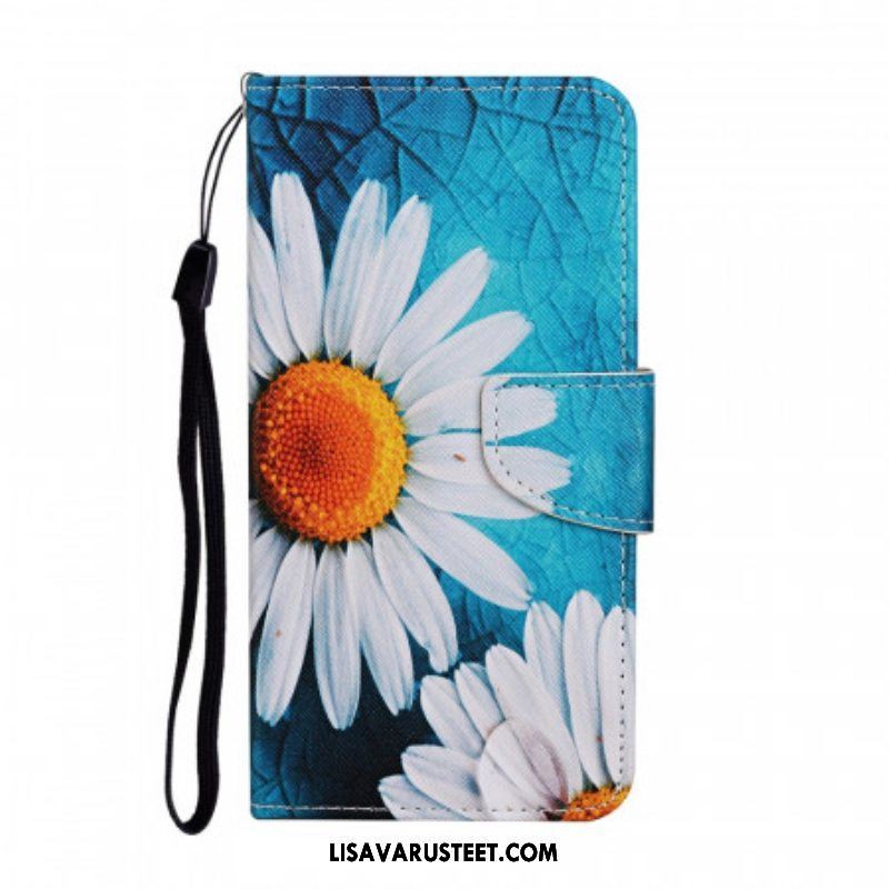 Kotelot Samsung Galaxy S22 Ultra 5G Suojaketju Kuori Thong Daisies