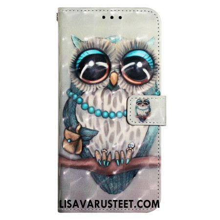 Kotelot Samsung Galaxy S24 5g Puhelinkuoret Harmaa Pöllö Hihnalla
