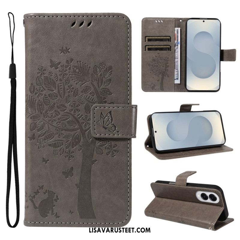 Kotelot Samsung Galaxy S25 5g Edge Puu Ja Kissa Suojakuori