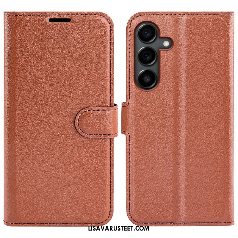 Kotelot Samsung Galaxy S25 Fe Litsikuvioinen Tekonahka