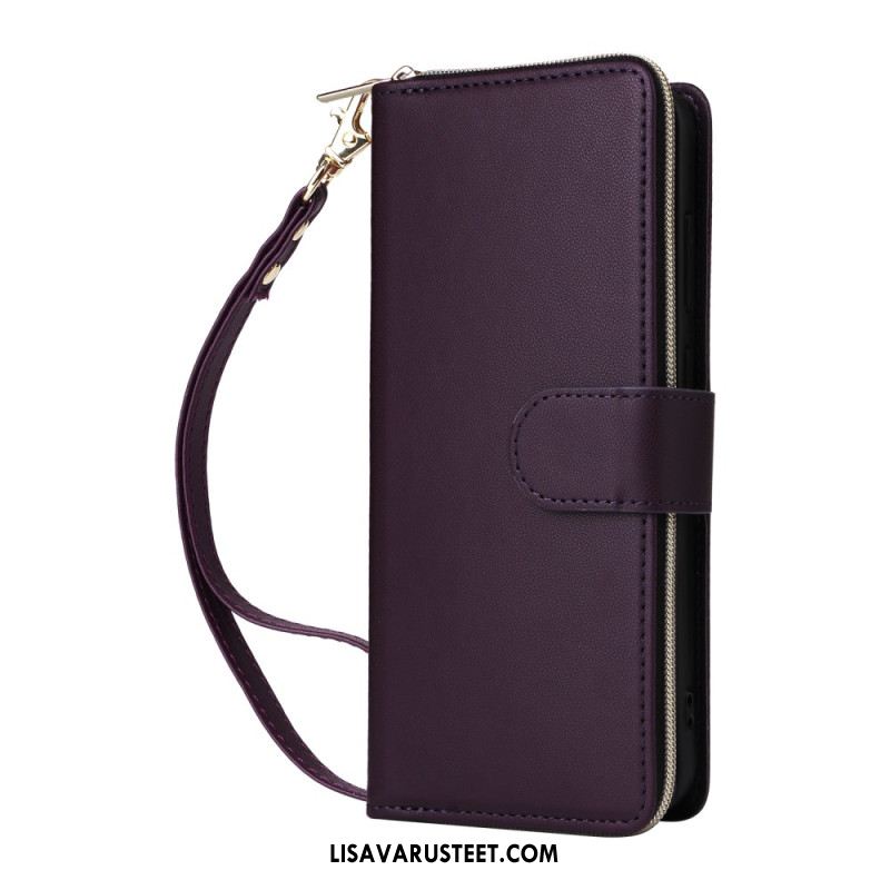 Kotelot Samsung Galaxy S25 Fe Puhelinkuoret Keinonahka Hihnalla