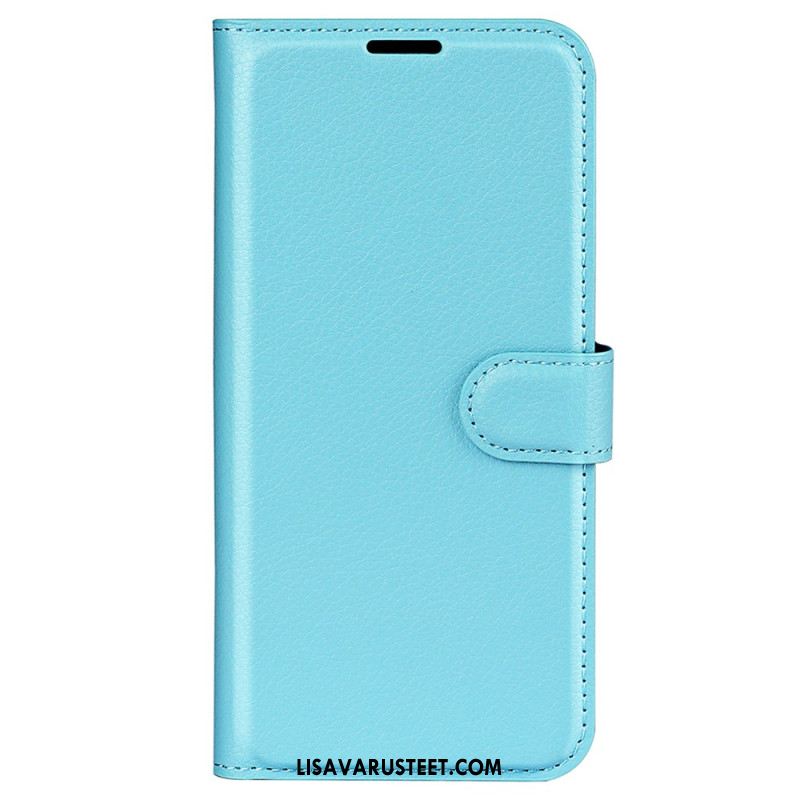 Kotelot Samsung Galaxy S25 Ultra 5g Klassinen Litsikuvioinen Tekonahkalaukku Suojakuori