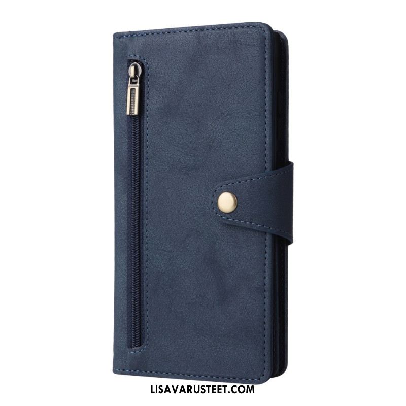 Kotelot Samsung Galaxy S25 Ultra 5g Mokkanahkakuvioinen Lompakko Hihnalla