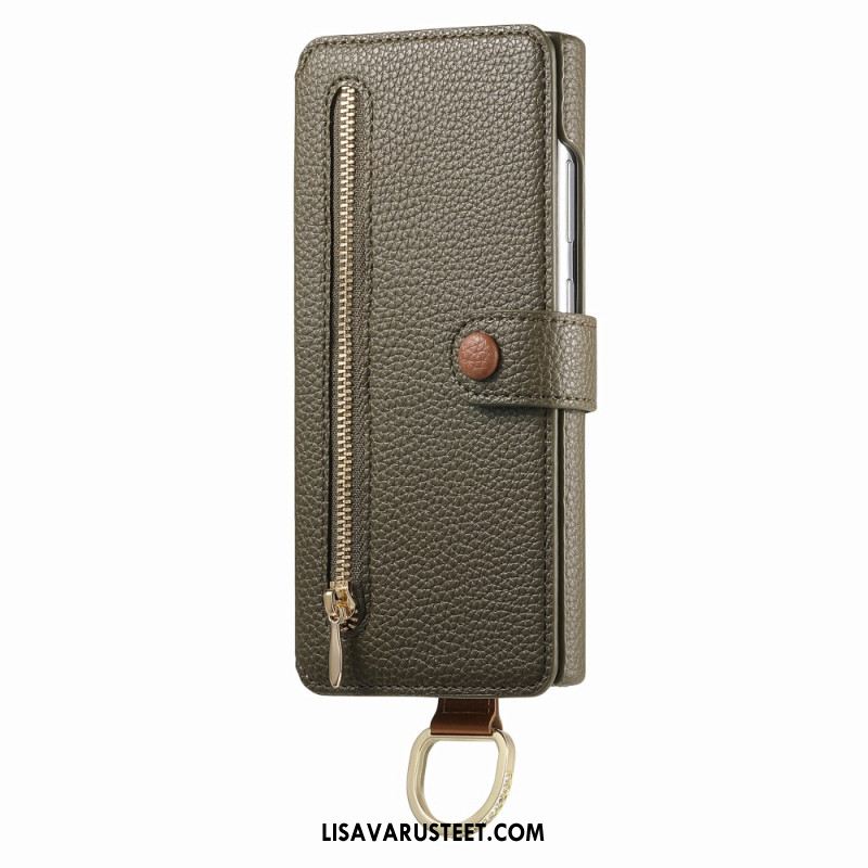 Kotelot Samsung Galaxy S25 Ultra 5g Rfid-suojattu Lompakko Pussulla Ja Sormuspidikkeellä