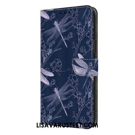 Kotelot Samsung Galaxy S26 Plus Puhelinkuoret Sudenkorentoja Sinisellä Pohjalla