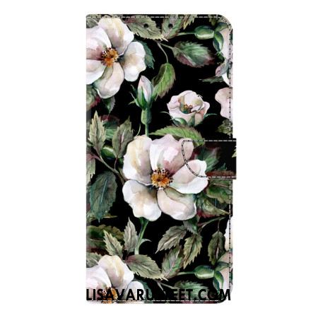 Kotelot Samsung Galaxy S26 Plus Puhelinkuoret Valkoinen Kukka-aihe