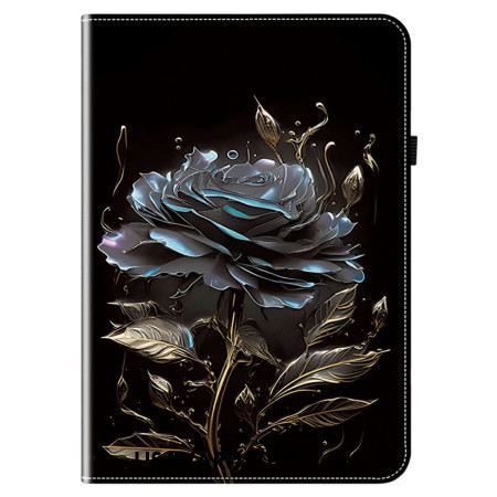 Kotelot Samsung Galaxy Tab S10 Fe Plus Elegantti Mustan Ruusun Suoja