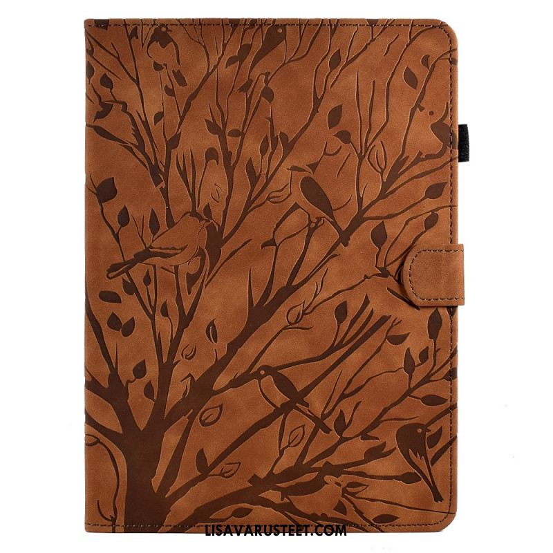 Kotelot Samsung Galaxy Tab S11 Mokkanahkainen Oksakuvio