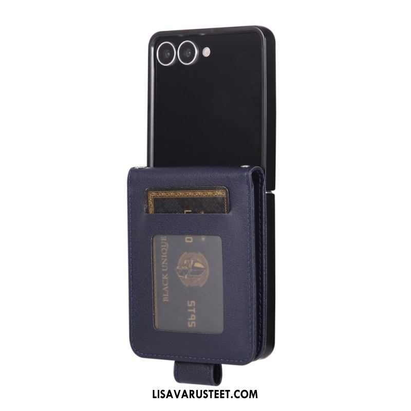 Kotelot Samsung Galaxy Z Flip 7 Keinonahkainen Korttikotelo Suojakuori