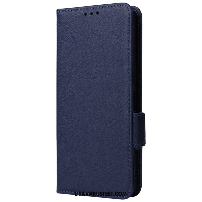 Kotelot Sony Xperia 1 Vi Litsi Keinonahkaa Hihnalla Suojakuori