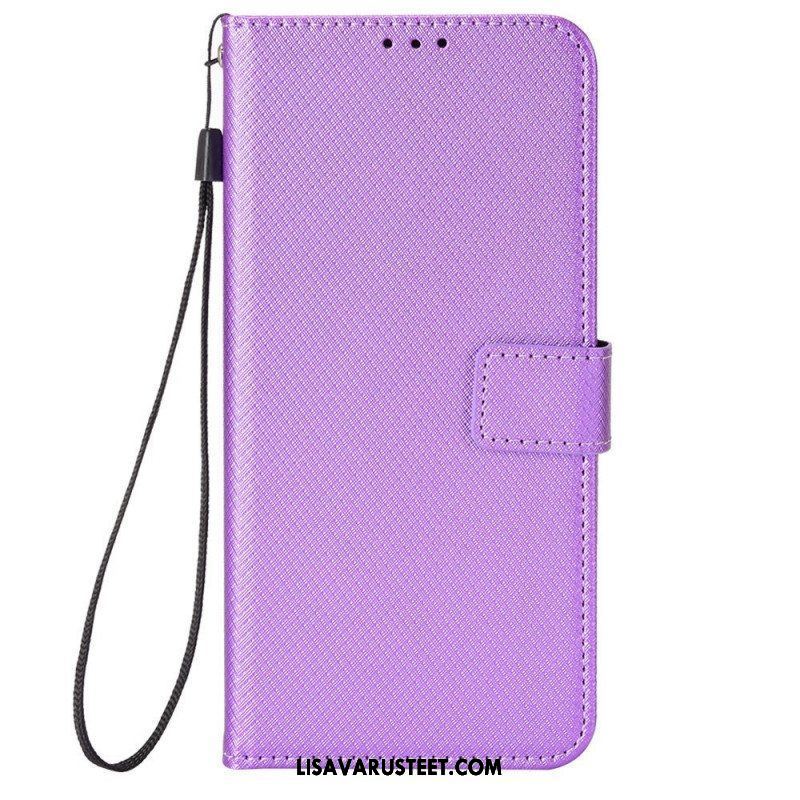 Kotelot Sony Xperia 10 IV Suojaketju Kuori Tyylikäs Strappy Faux Leather