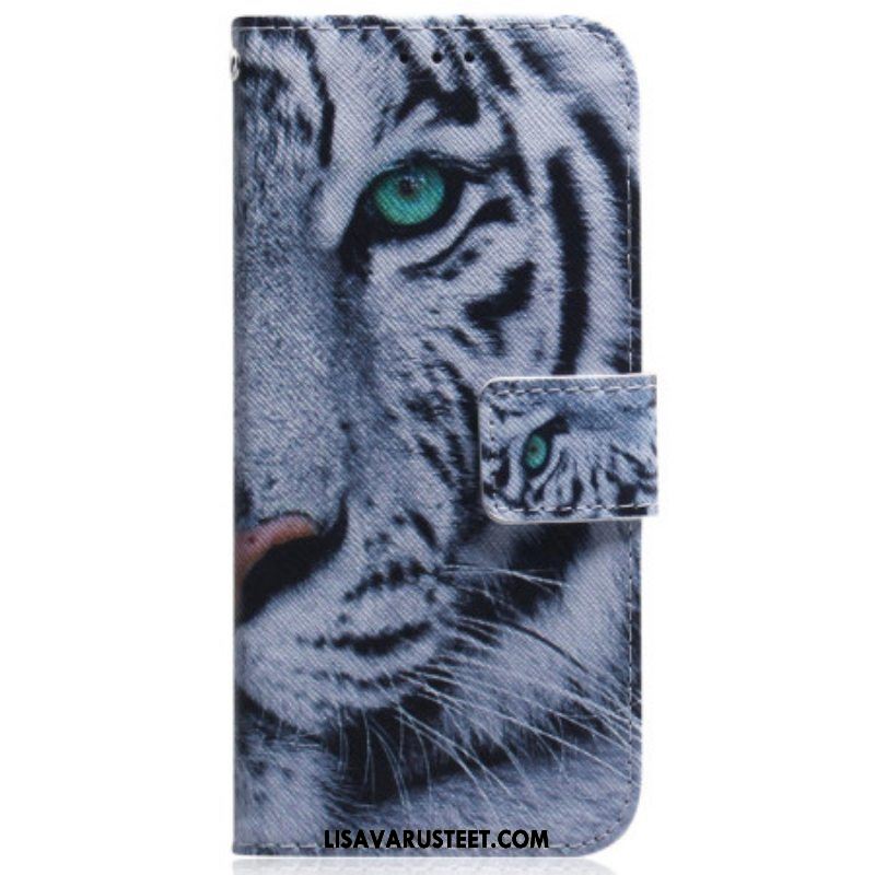 Kotelot Xiaomi 13 Pro Suojaketju Kuori Strappy White Tiger