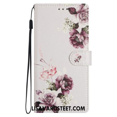 Kotelot Xiaomi 15t Pro Violetit Ruusut Suojakuori