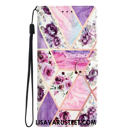 Kotelot Xiaomi 15t Violetti Kukkakuvio