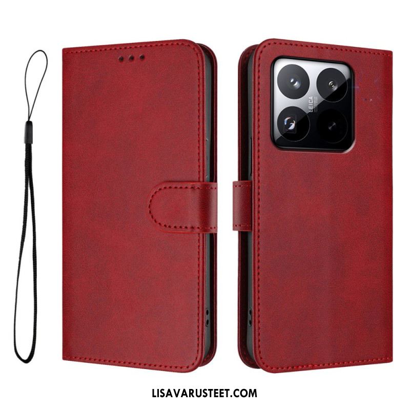 Kotelot Xiaomi 15t Yksivärinen Rfid-suoja