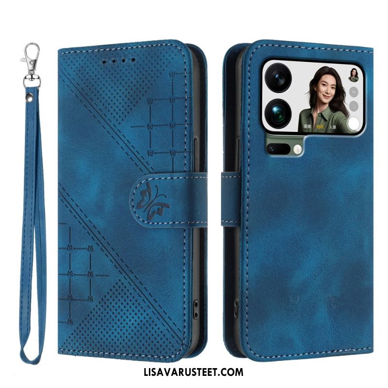 Kotelot Xiaomi 17 Pro Max Perhos- Ja Geometrinen Kuvio