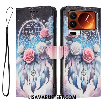 Kotelot Xiaomi 17 Pro Max Unisieppari Ja Ruusut Suojakuori