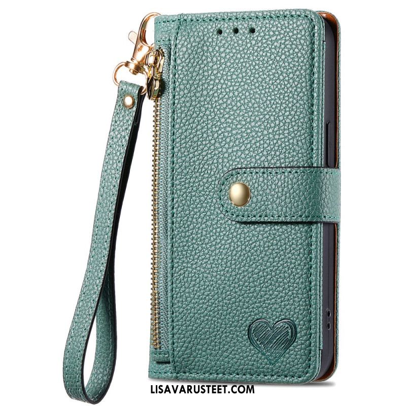 Kotelot Xiaomi Redmi Note 14 Pro 5g Sydänkuvioinen Rfid-suojattu